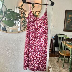 90’s silk butterfly slip